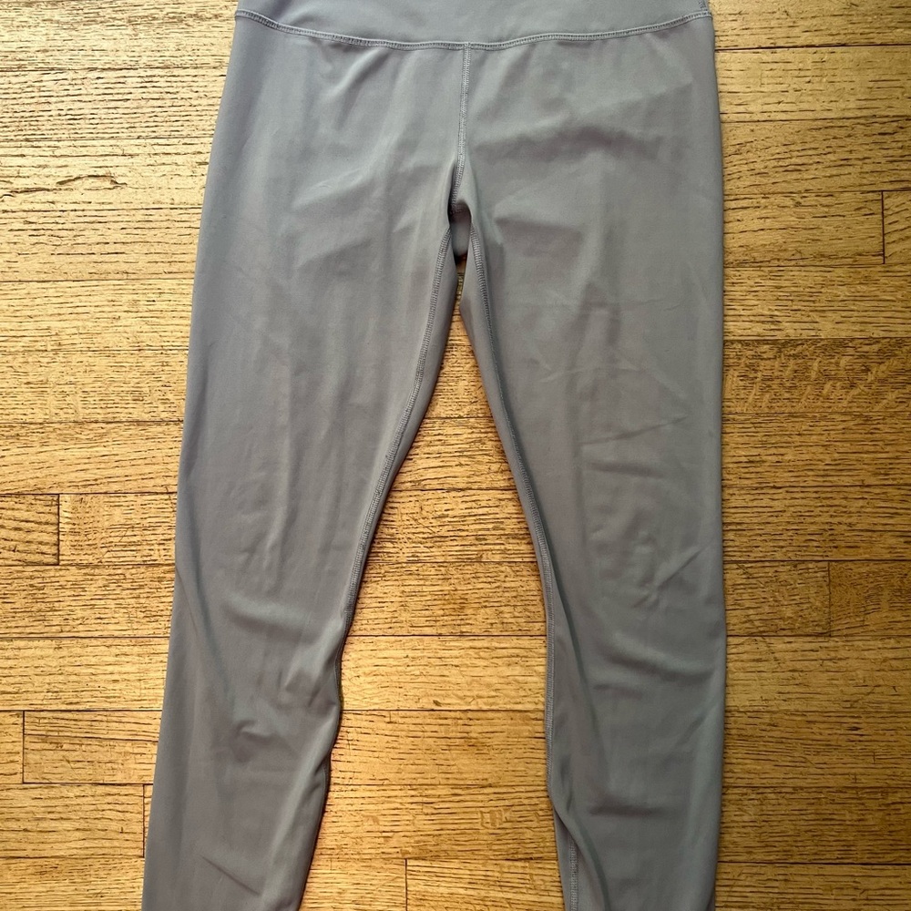 90 Degree By Reflex Light Gray Leggings